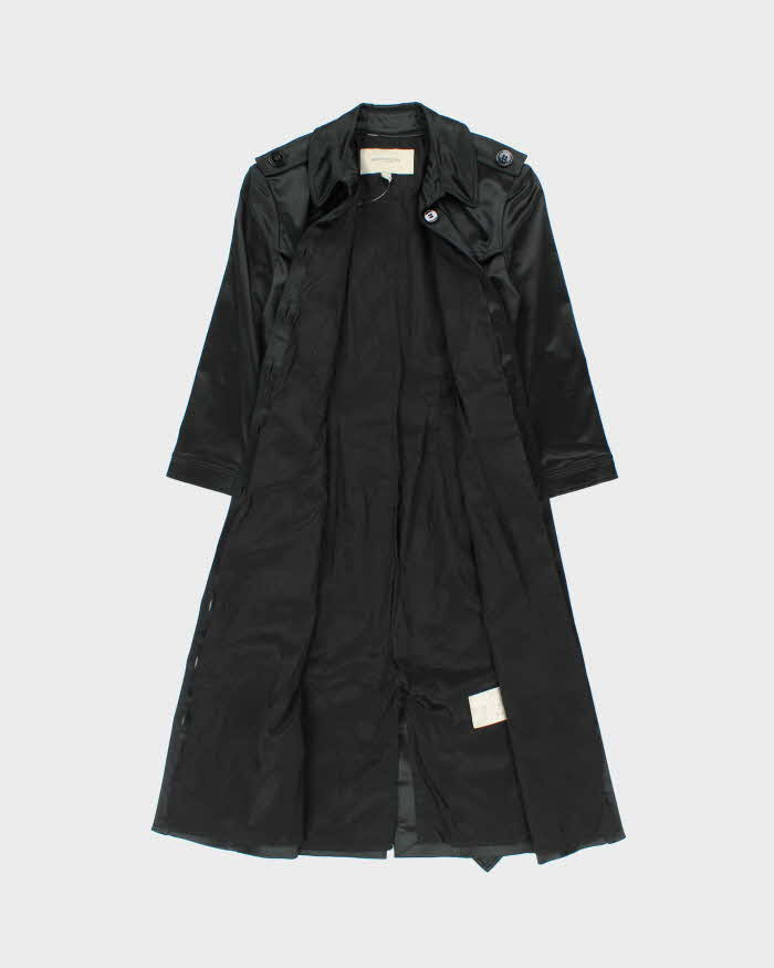 Vintage Burberry Button-up Satin Dress - XS