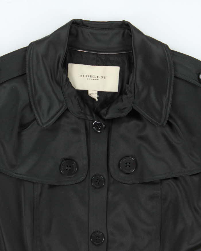 Vintage Burberry Button-up Satin Dress - XS