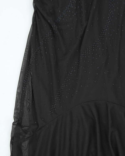 Vintage 90s 00s Jeni-Mo One Shoulder Mermaid Hem Dress - XS