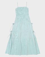 Vintage 90s Vera Wang Lace-up Dress - XS