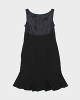 Vintage 1990s Women's Lauren Ralph Lauren Silk Detailed Knee Length Dress - S