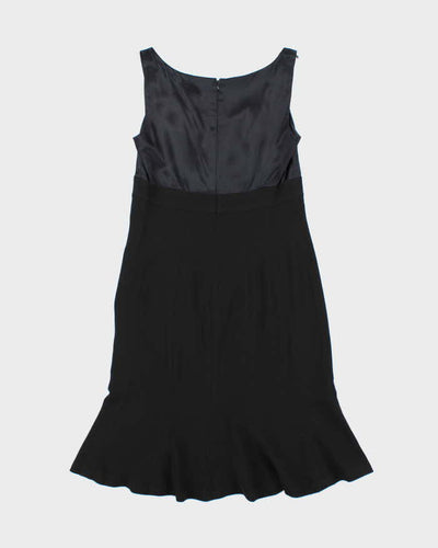 Vintage 1990s Women's Lauren Ralph Lauren Silk Detailed Knee Length Dress - S