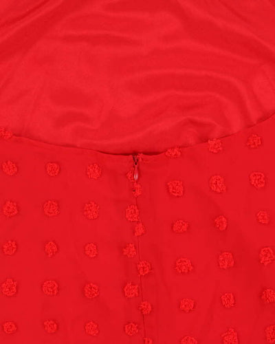 Vintage Y2k 00s Sequin Halter Neck Backless Dress - M