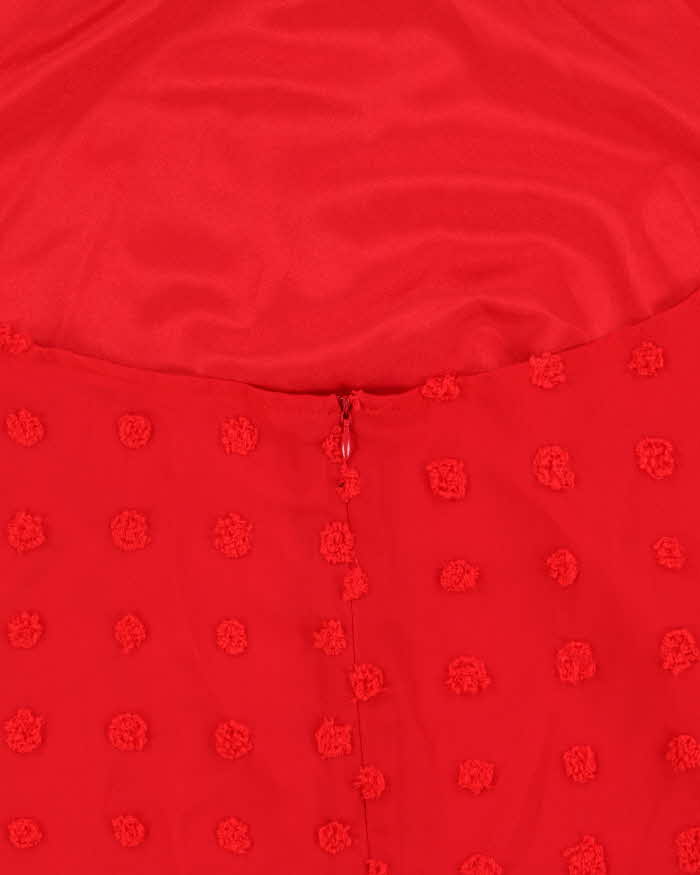 Vintage Y2k 00s Sequin Halter Neck Backless Dress - M