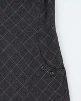 Vintage Y2k 00s Esprit Wool Blend Check Dress - S