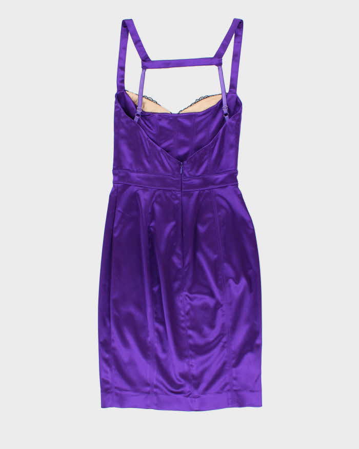 Vintage Y2k 00s Bebe Satin Bodycon Dress - XS