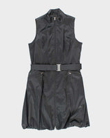 Vintage Y2k 00s Joseph Ribkoff Bubble Cargo Dress - L