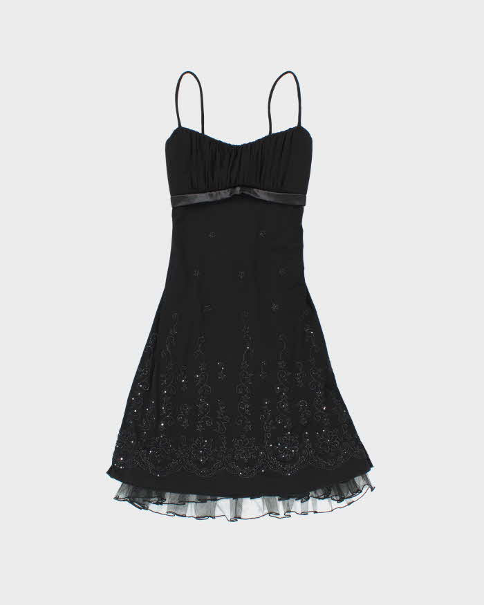 Vintage Y2k 00s Ruby Rox Beaded Dress - M