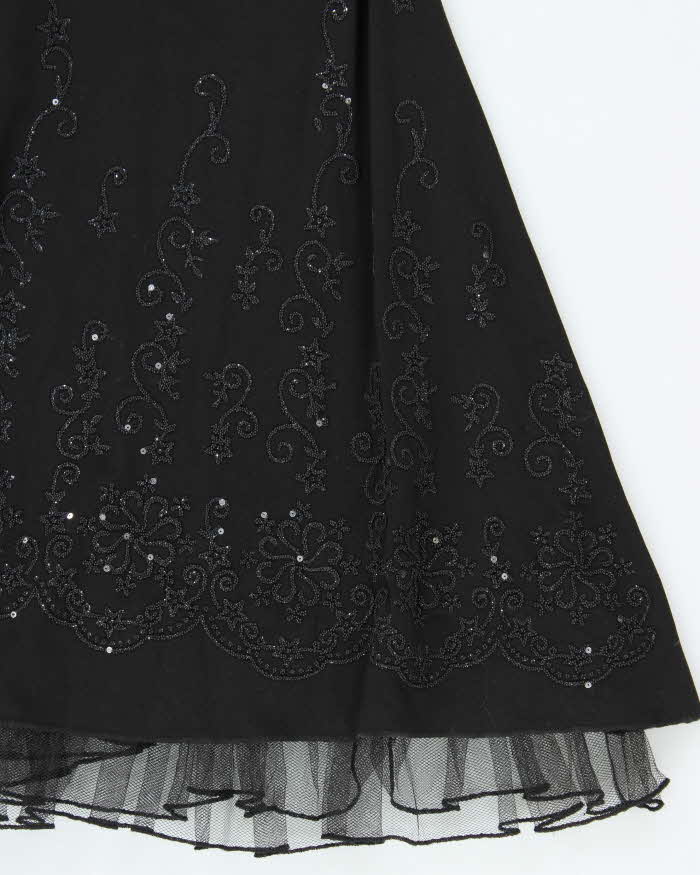 Vintage Y2k 00s Ruby Rox Beaded Dress - M