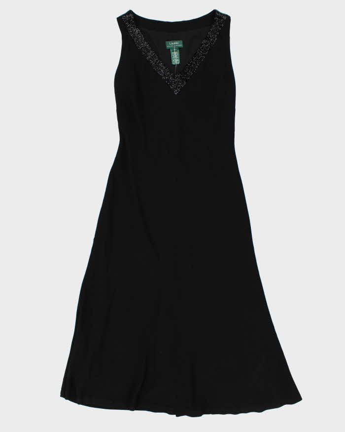 Vintage 00s Ralph Lauren Beaded Dress - S
