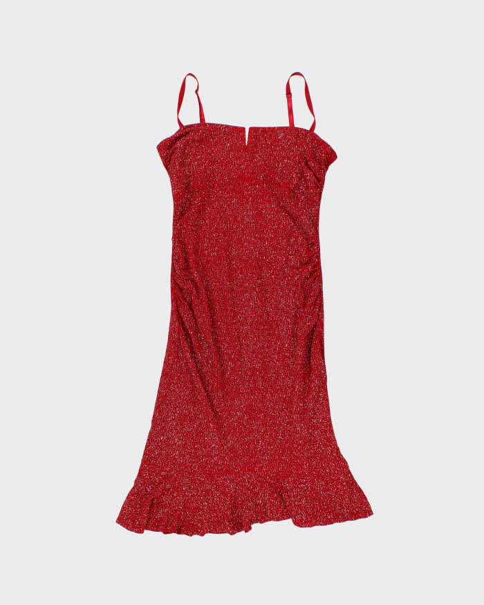 Vintage 00s Le Chateau Glittery Dress - S