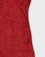 Vintage 00s Le Chateau Glittery Dress - S