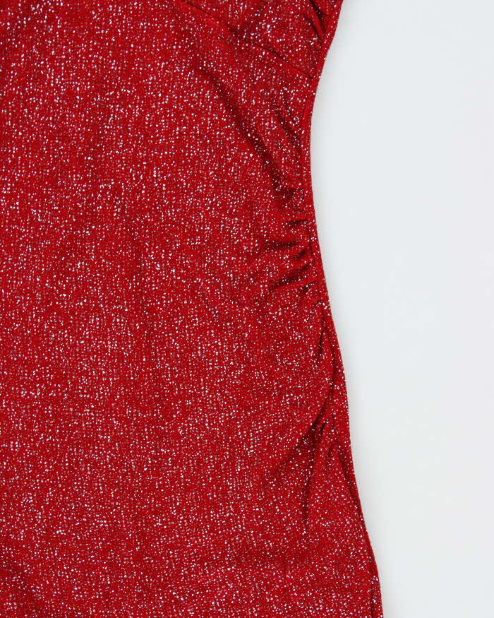 Vintage 00s Le Chateau Glittery Dress - S