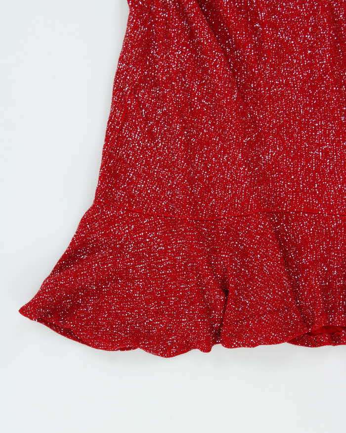 Vintage 00s Le Chateau Glittery Dress - S