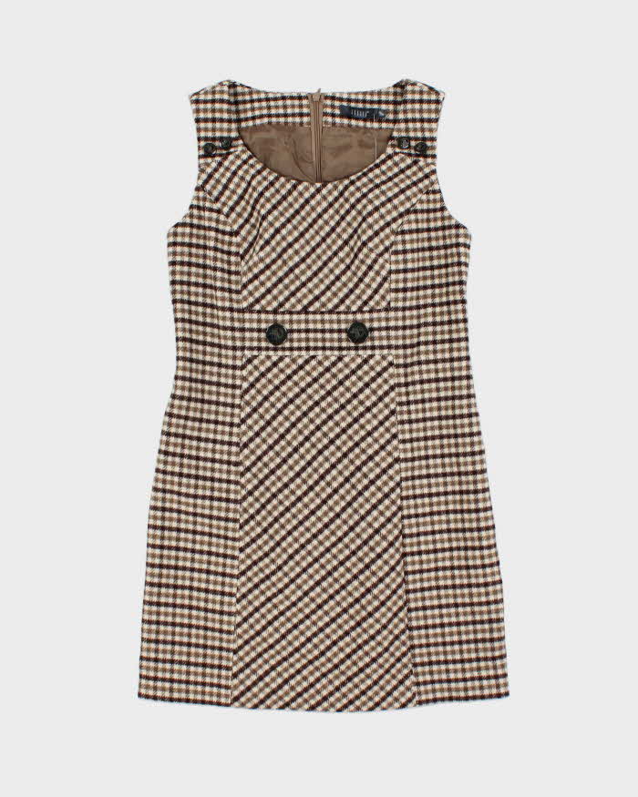 Vintage 00s Jessie Wool Blend Mini Dress - S