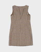 Vintage 00s Jessie Wool Blend Mini Dress - S
