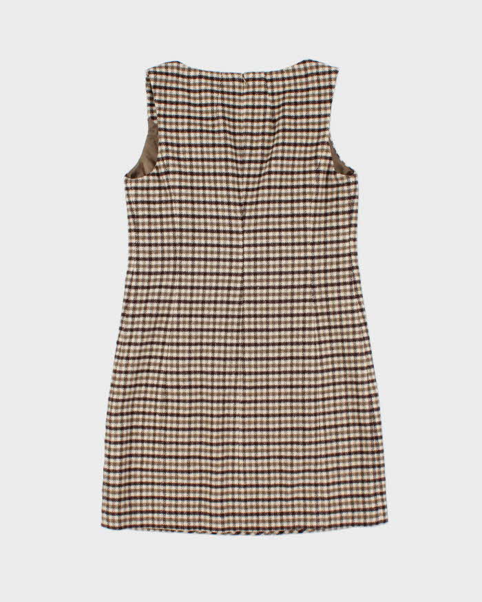 Vintage 00s Jessie Wool Blend Mini Dress - S