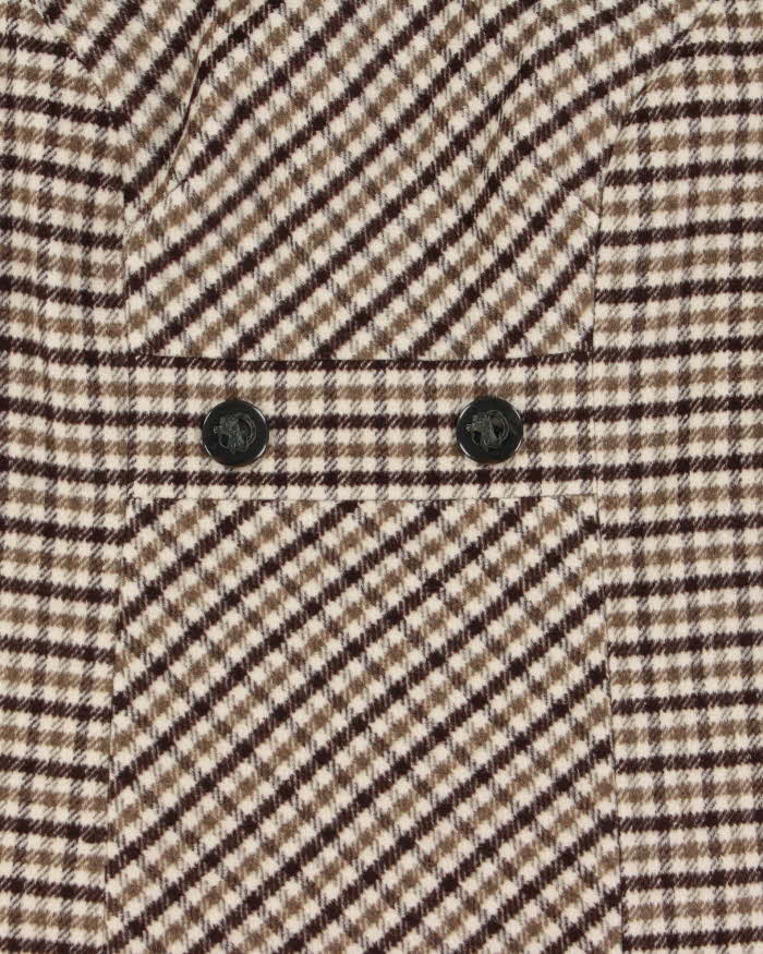 Vintage 00s Jessie Wool Blend Mini Dress - S