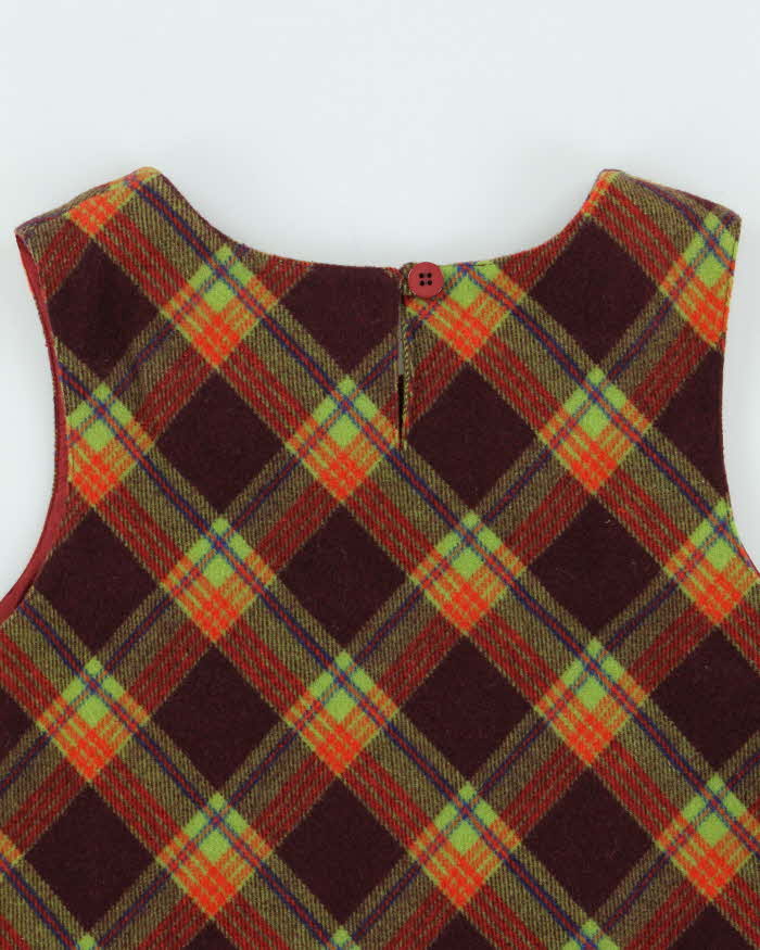 Vintage 00s International Wool Blend Mini Dress - M