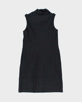 Vintage 00s Esprit Cowl High Neck Dress - M
