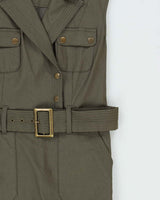 Vintage Y2k 00s Le Chateau Cargo Dress - S