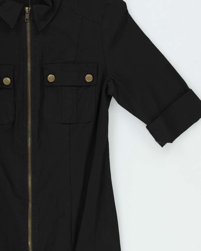 Vintage Y2k 00s Le Chateau Zip Cargo Style Dress - S
