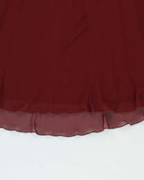 Vintage 90s 00s Jessica Rosette Flower Detail Maxi Dress - S