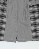 Vintage Y2k 00s Deux Millie 26 Concept Waist Coat Check Dress - M