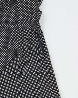 Vintage 1970s McFarland Polka Dot Button-up Mini Dress - M