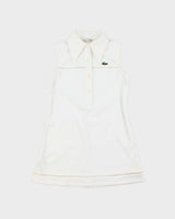 Vintage 1970s Chemise Lacoste Women's Mini Tennis Dress - S