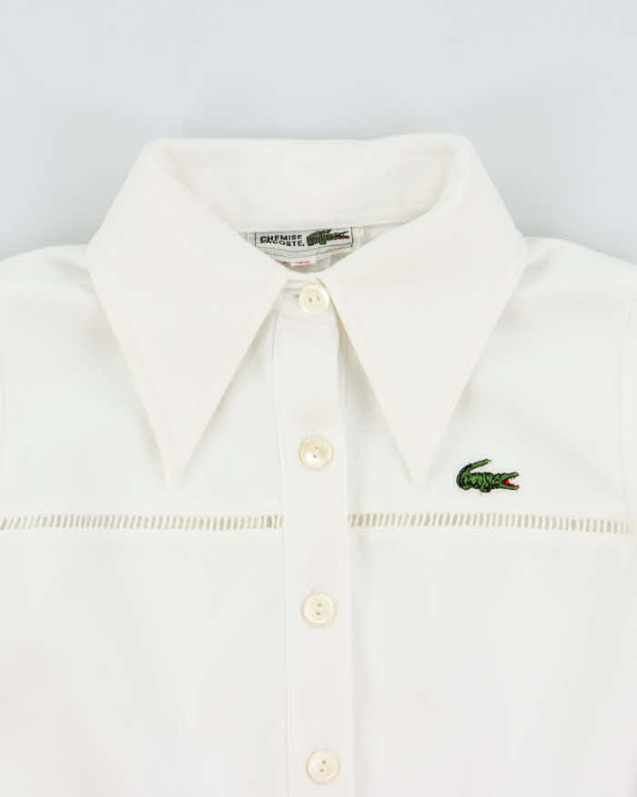 Vintage 1970s Chemise Lacoste Women's Mini Tennis Dress - S