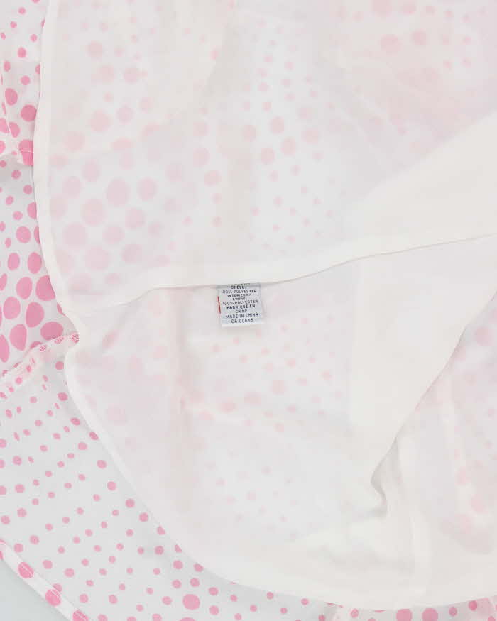 Vintage 1990s Polka Dot Halter Neck Dress - M