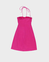 Vintage Y2k 2000s Le Chateau Halter Neck Mini Dress - XXS