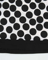 Vintage 2000s AA Studio Slinky Polka Dot Halter Maxi Dress - M