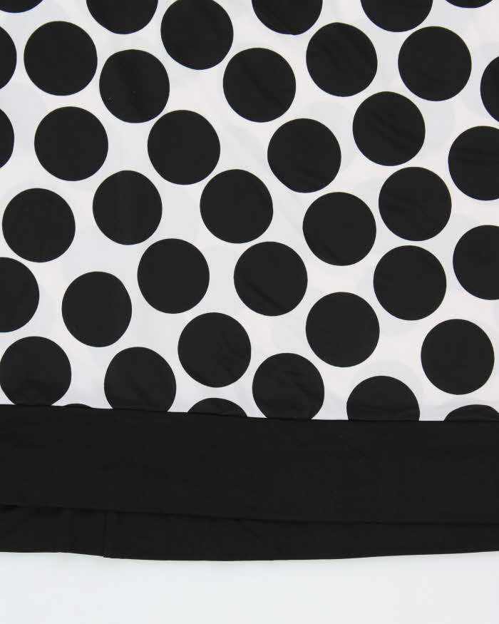 Vintage 2000s AA Studio Slinky Polka Dot Halter Maxi Dress - M