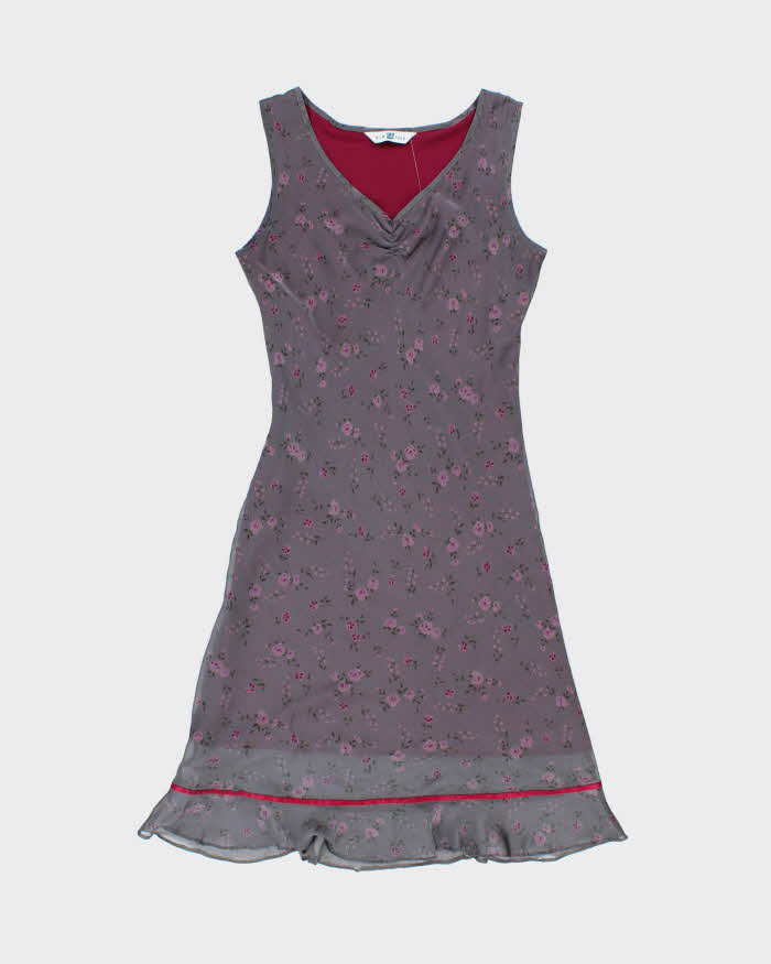 Vintage 1990s New Look Floral Floaty Dress - M