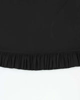 Vintage 1990s Citrine Twist Front Pleated Hem Dress - S