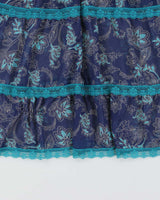 Vintage Y2k 2000s Victoria's Secret Angels Mesh Paisley Pattern Tiered Dress - S