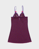 Vintage Y2k 2000s Baci Polka Dot Mesh Dress - S