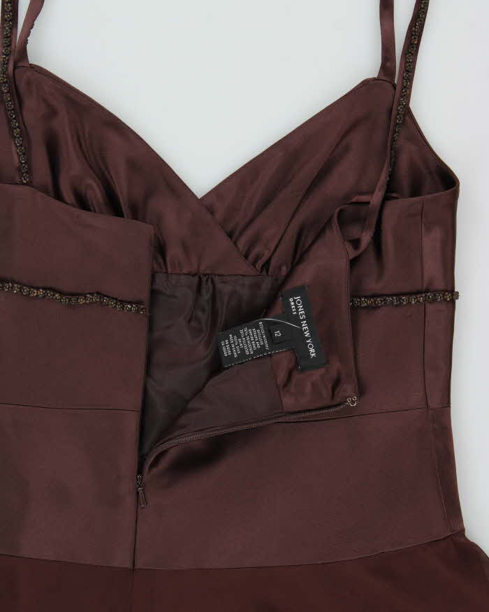 Vintage Y2k 2000s Jones New York Silk Dress - M
