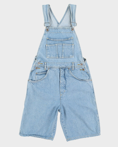 Vintage 90s Whooz Blooz Lightwash Denim Dungarees - S/M