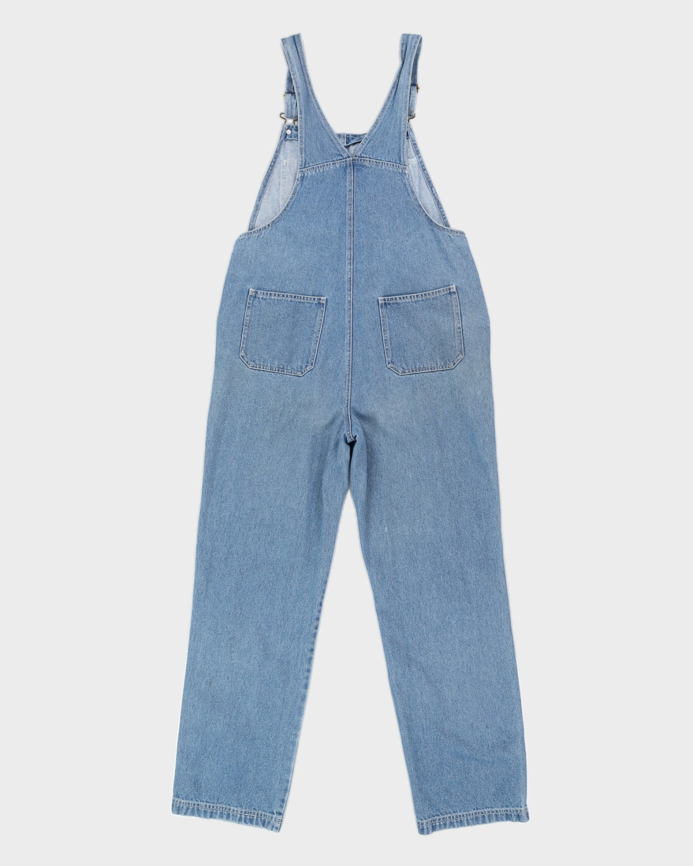 Vintage 90s LL Bean Mid Wash Denim Overalls - M