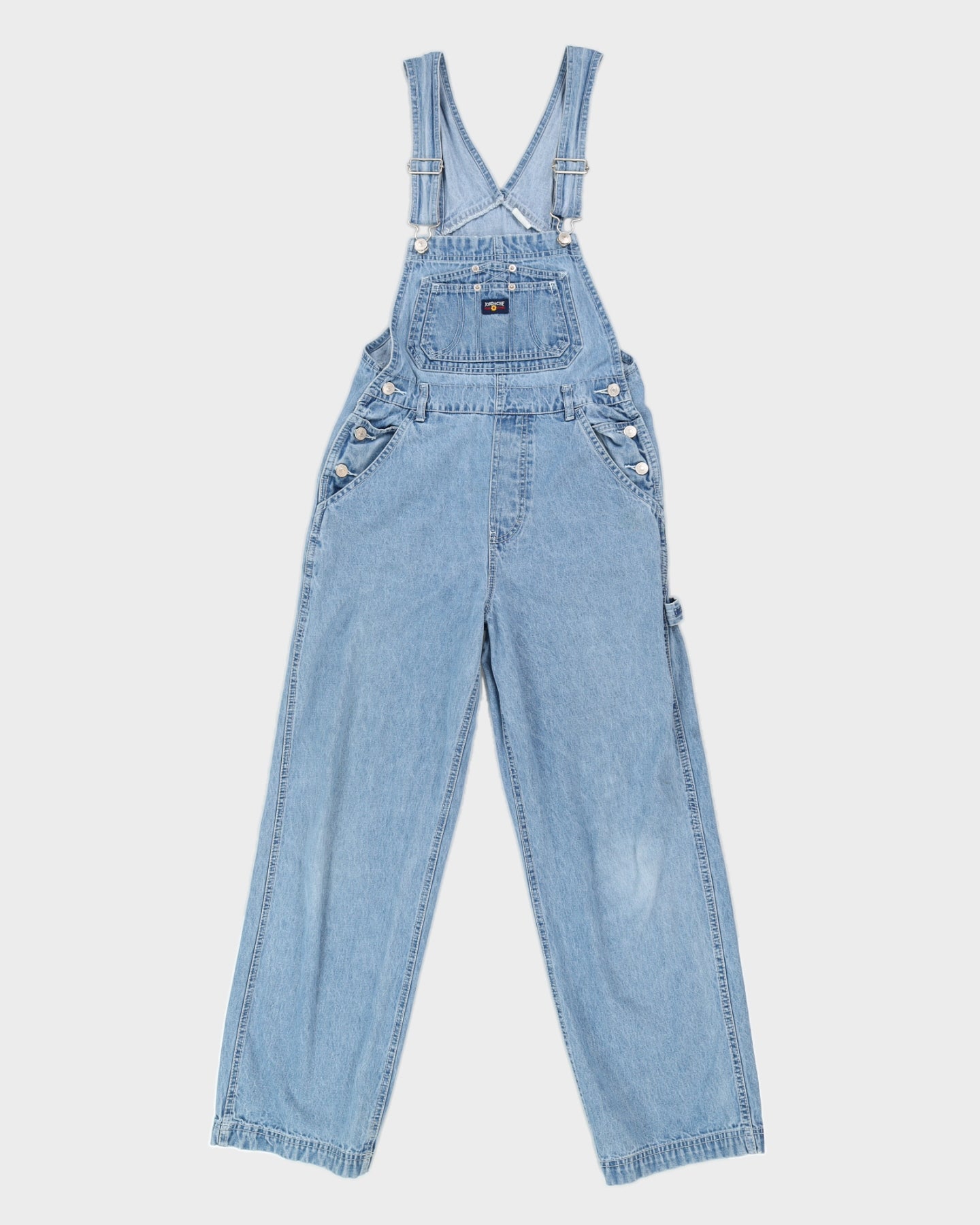 Vintage 90s Jordache Light Wash Denim Dungarees - XS