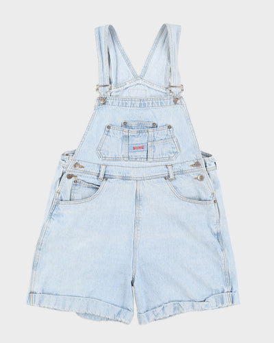 Vintage 90s L.A Blues Light Wash Blue Denim Dungarees - L