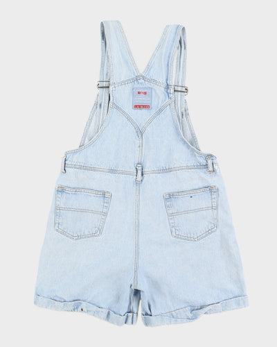 Vintage 90s L.A Blues Light Wash Blue Denim Dungarees - L