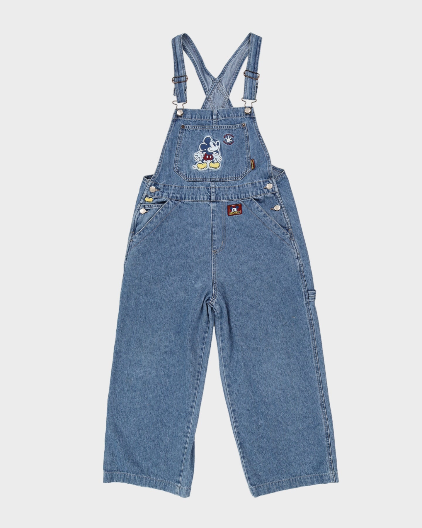 Vintage 90s Mickey Mouse Dungarees - S – Rokit