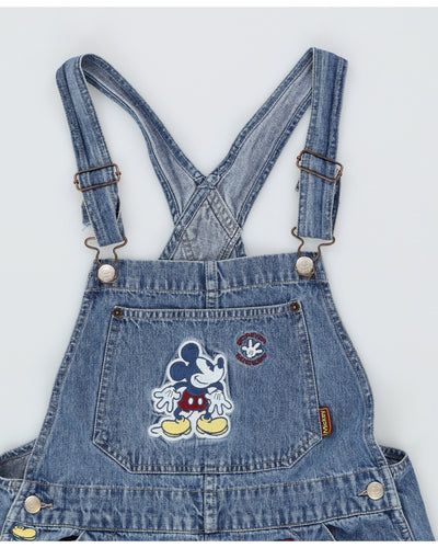 Vintage 90s Mickey Mouse Dungarees - S