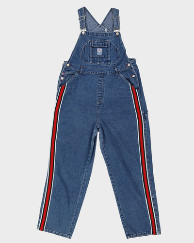 Vintage 90s No Excuses Denim Dungarees With Red Size - L