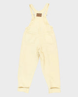 Vintage 90s Moda International Yellow Denim Dungarees - S