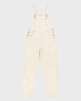 Vintage 90s Bom Cream Dungarees - M